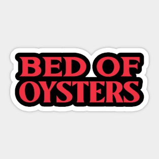 Bed of Oyster Collective Animal Fish Nouns Sticker